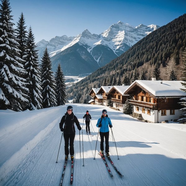 Quels sont les avantages de louer une maison de vacances en Autriche avec des cours de ski de fond et des promenades en traîneau?