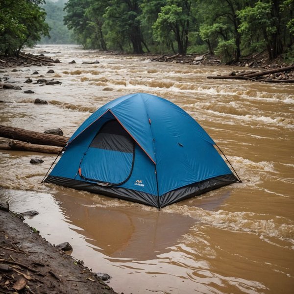 Quels sont les conseils pour camper en toute sécurité dans des zones avec des inondations soudaines?